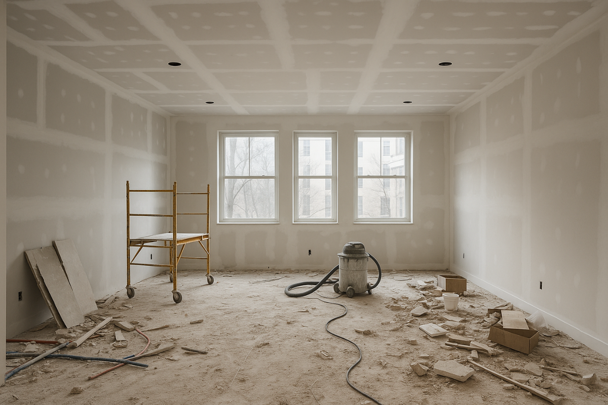 Before Post Construction Cleaning