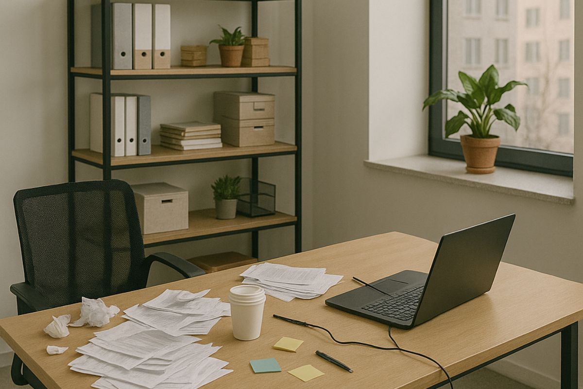 Before Office Cleaning